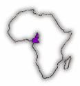 A map of Africa higlighting Cameroon