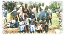 School children relax at break time